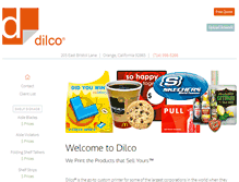 Tablet Screenshot of dilco.com